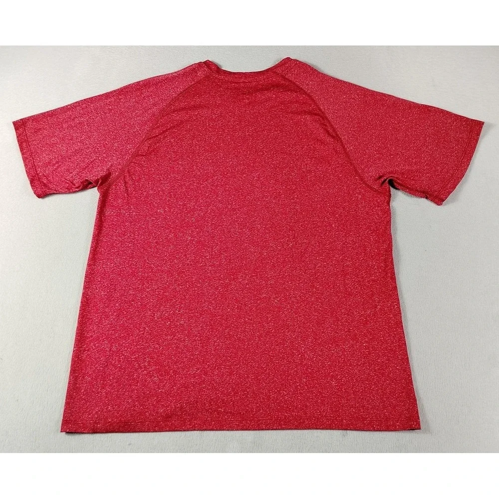 Arkansas State Rugby Shirt Mens Large Red College Rugby Adidas Climalite Tee